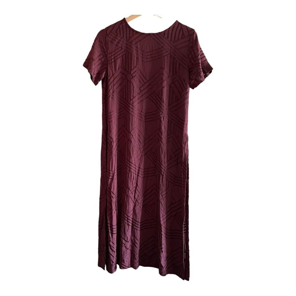 Lucy love Maroon Dress High slit XS